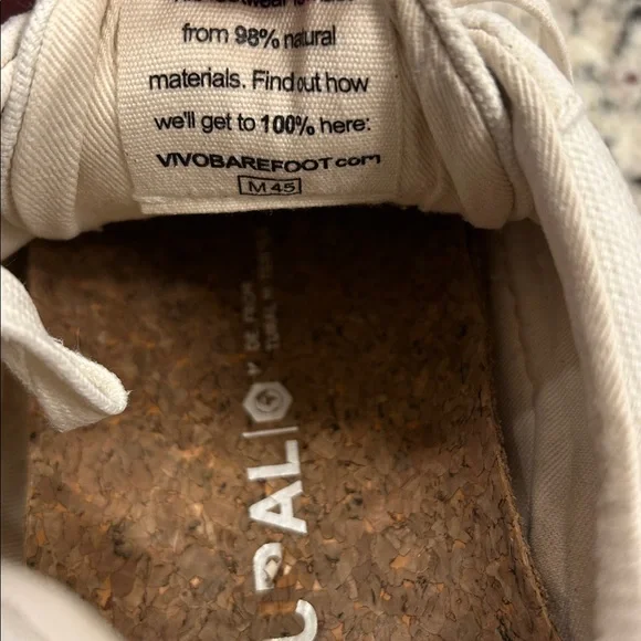 Vivobarefoot Gobi Sneaker II Canvas Limestone & Gum • Men’s 12 EU 45 some wear - Picture 2 of 6